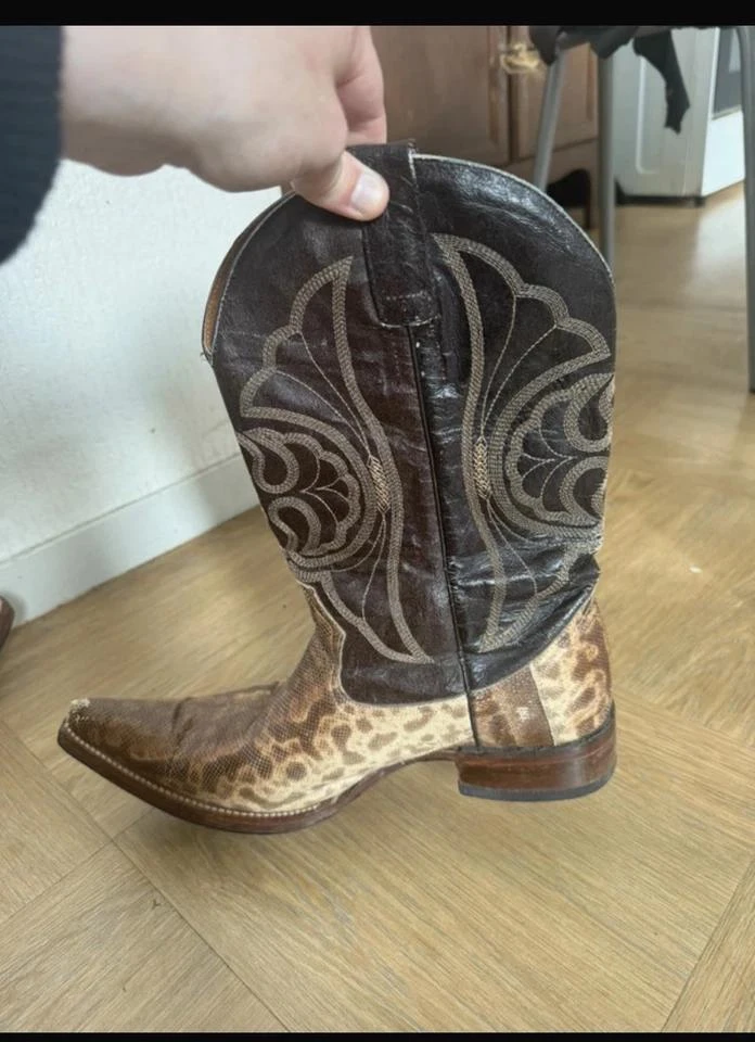 Botas de couro python verdadeiro Estrada Boots para homem 43 Mexico cowboy western – photo 3